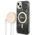 Kryt Guess GUBPP14SHMEACSK pro iPhone 14 (Marble MagSafe)