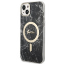 Kryt Guess GUBPP14SHMEACSK pro iPhone 14 (Marble MagSafe)
