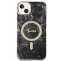 Kryt Guess GUBPP14SHMEACSK pro iPhone 14 (Marble MagSafe)