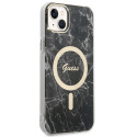 Kryt Guess GUBPP14SHMEACSK pro iPhone 14 (Marble MagSafe)