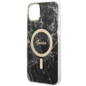 Kryt Guess GUBPP14SHMEACSK pro iPhone 14 (Marble MagSafe)