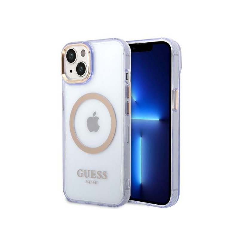 Kryt GUESS GUHMP14SHTCMU pro iPhone 14 - fialová