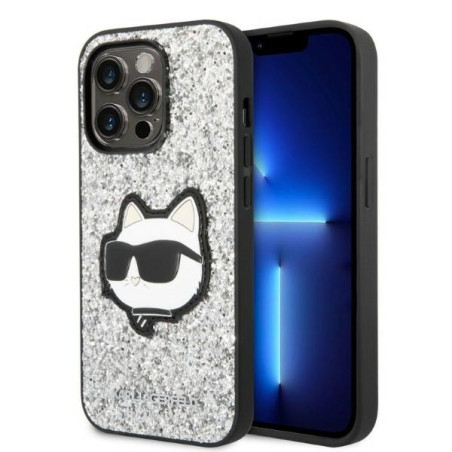 Kryt Karl Lagerfeld Glitter Choupette pro iPhone 14 Pro