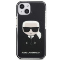 Kryt Karl Lagerfeld IKONIK Karl Case iPhone 13 mini černý