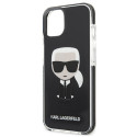 Kryt Karl Lagerfeld IKONIK Karl Case iPhone 13 mini černý