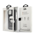 Kryt Karl Lagerfeld IKONIK Karl Case iPhone 13 mini černý