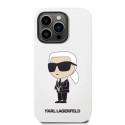 Kryt Karl Lagerfeld KLHCP14LSNIKBCH iPhone 14 Pro - white/white