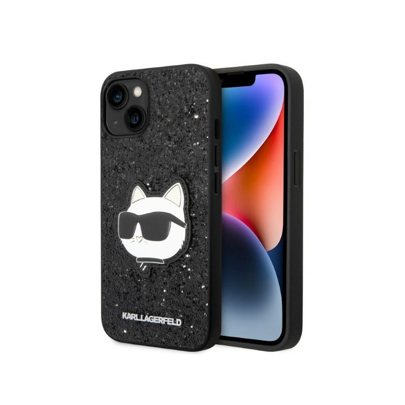 Kryt Karl Lagerfeld KLHCP14MG2CPK pro iPhone 14 Plus - černá/black