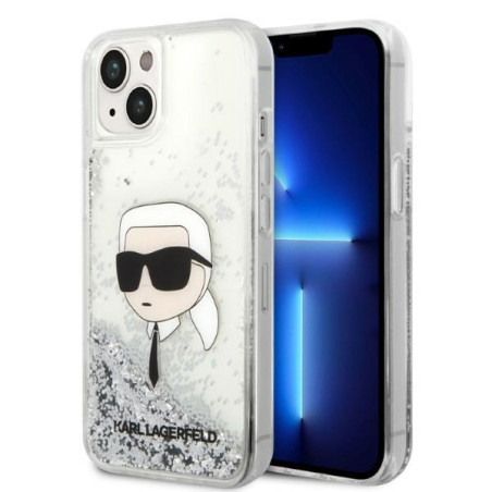 Kryt Karl Lagerfeld KLHCP14MLNKHCH iPhone 14 Plus glitter Karl Head