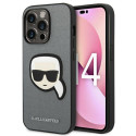 Ochranný kryt Karl Lagerfeld pro Apple iPhone 14 Pro Max – stříbrná