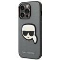 Ochranný kryt Karl Lagerfeld pro Apple iPhone 14 Pro Max – stříbrná