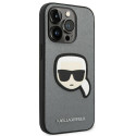 Ochranný kryt Karl Lagerfeld pro Apple iPhone 14 Pro Max – stříbrná