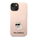 Kryt Karl Lagerfeld Choupette iPhone 14 Plus pink