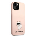 Kryt Karl Lagerfeld Choupette iPhone 14 Plus pink