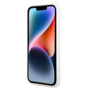 Kryt Karl Lagerfeld Silicone Ikonik pro iPhone 14 Plus – bílá
