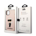 Kryt Karl Lagerfeld KLHMP14MSNIKBCP pro iPhone 14 Plus - růžová