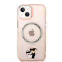 Kryt Karl Lagerfeld KLHMP14SHNKCIP iPhone 14 - růžový