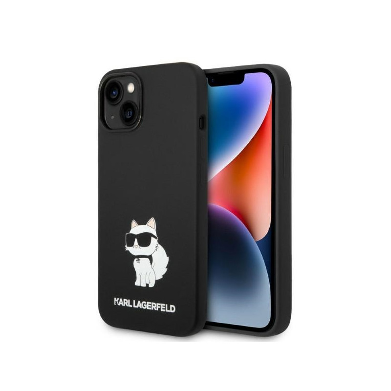 Kryt Karl Lagerfeld KLHMP14MSNCHBCK pro iPhone 14 Plus - černá