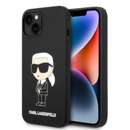 Kryt Karl Lagerfeld KLHMP14MSNIKBCK iPhone 14 Plus black