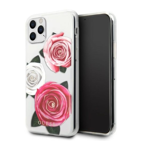 Kryt Guess GUHCN58ROSTRT iPhone 11 Pro - transparent