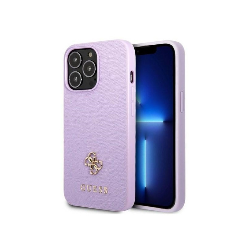 Kryt Guess GUHCP13LPS4MU pro iPhone 13 Pro - fialová
