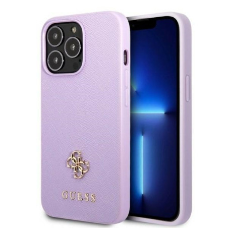 Kryt Guess GUHCP13LPS4MU iPhone 13 Pro - fialová