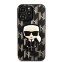 Kryt Karl Lagerfeld KLHCP13LPMNIKBK iPhone 13 Pro černá