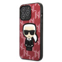 Kryt Karl Lagerfeld KLHCP13LPMNIKPI iPhone 13 Pro červená