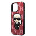 Kryt Karl Lagerfeld KLHCP13LPMNIKPI iPhone 13 Pro červená