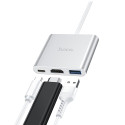 HOCO HB14 USB-C Hub (redukce, adaptér) na HDMI, USB3.0 a USB-C