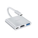 HOCO HB14 USB-C Hub (redukce, adaptér) na HDMI, USB3.0 a USB-C