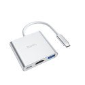 HOCO HB14 USB-C Hub (redukce, adaptér) na HDMI, USB3.0 a USB-C