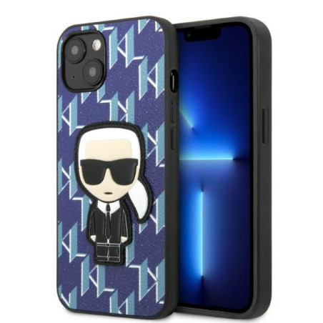 Kryt Karl Lagerfeld KLHCP13MPMNIKBL iPhone 13 – blue