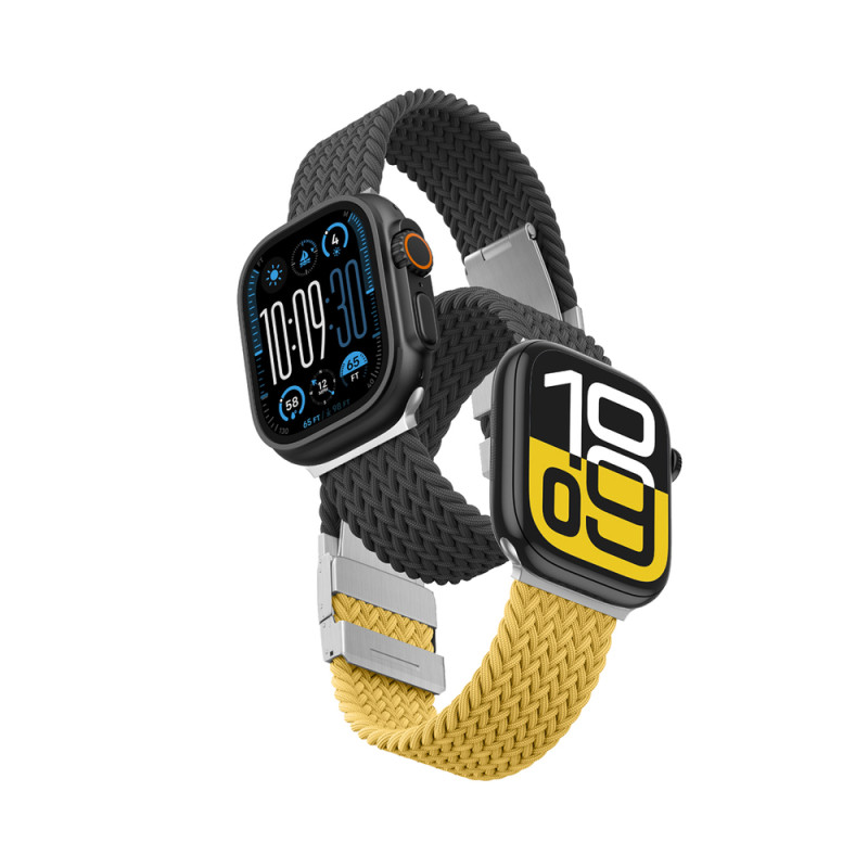 Řemínek AmazingThing pro Apple Watch 45 / 46 / 49 mm – černá