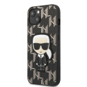 Kryt Karl Lagerfeld KLHCP13SPMNIKBK pro iPhone 13 mini - černá