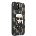 Kryt Karl Lagerfeld KLHCP13SPMNIKBK pro iPhone 13 mini - černá