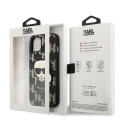 Kryt Karl Lagerfeld KLHCP13SPMNIKBK pro iPhone 13 mini - černá