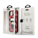 Kryt Karl Lagerfeld KLHCP13SPMNIKPI iPhone 13 mini červený