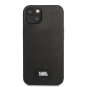 Kryt Karl Lagerfeld Saffiano Plaque pro iPhone 13 mini