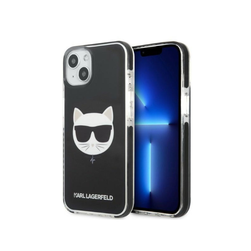 Kryt Karl Lagerfeld KLHCP13STPECK pro iPhone 13 mini - black/black Choupette Head