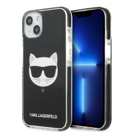 Kryt Karl Lagerfeld Choupette Head iPhone 13 mini - black