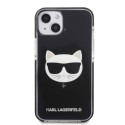 Kryt Karl Lagerfeld Choupette Head iPhone 13 mini - black