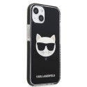 Kryt Karl Lagerfeld Choupette Head iPhone 13 mini - black
