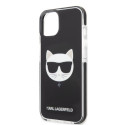 Kryt Karl Lagerfeld Choupette Head iPhone 13 mini - black