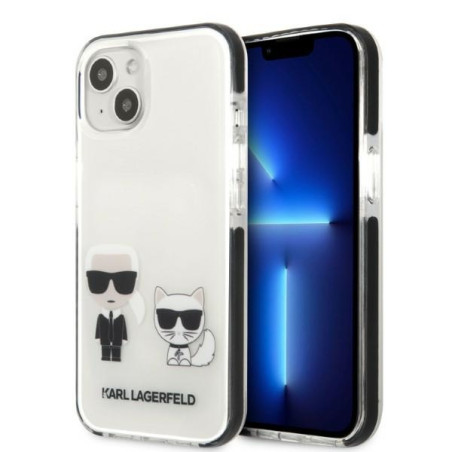 Kryt Karl Lagerfeld Karl & Choupette pro iPhone 13 mini