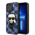 Kryt Karl Lagerfeld KLHCP13XPMNIKBL pro iPhone 13 Pro Max - blue