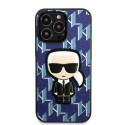 Kryt Karl Lagerfeld KLHCP13XPMNIKBL pro iPhone 13 Pro Max - blue