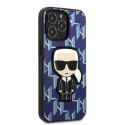 Kryt Karl Lagerfeld KLHCP13XPMNIKBL pro iPhone 13 Pro Max - blue