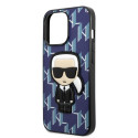 Kryt Karl Lagerfeld KLHCP13XPMNIKBL pro iPhone 13 Pro Max - blue