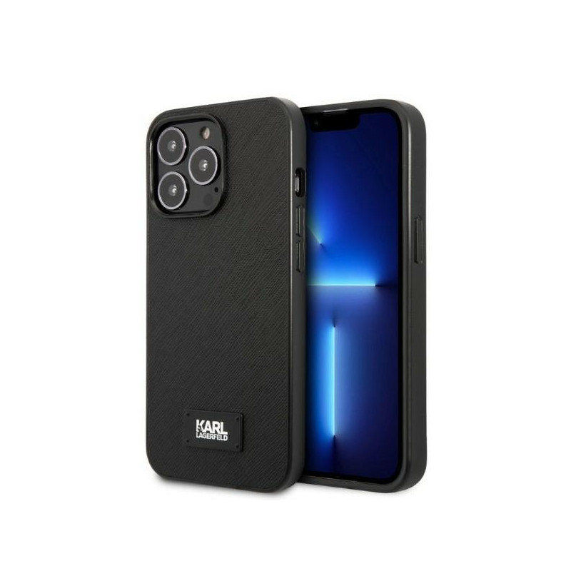 Kryt Karl Lagerfeld KLHCP13XSFMP2K pro iPhone 13 Pro Max - černá/černá